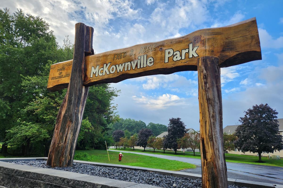 McKownville Park Sign