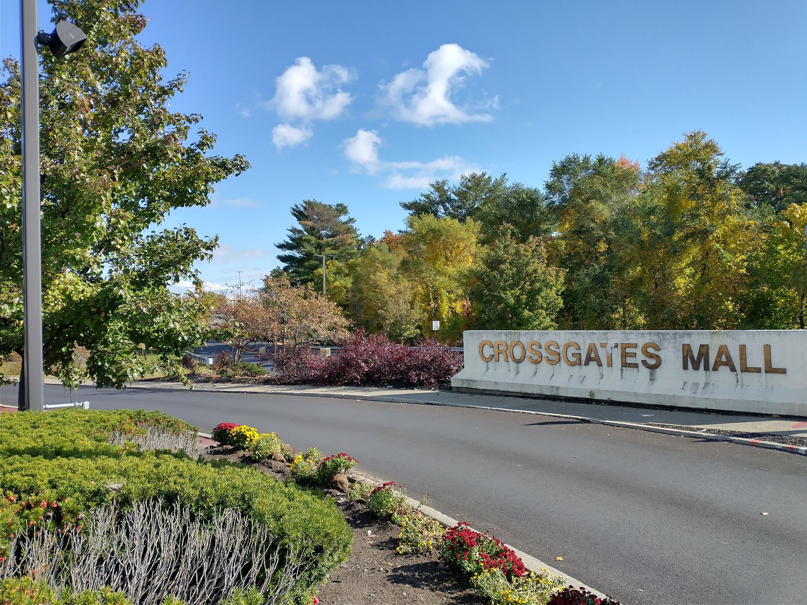 Crossgates Mall Entrance Sign