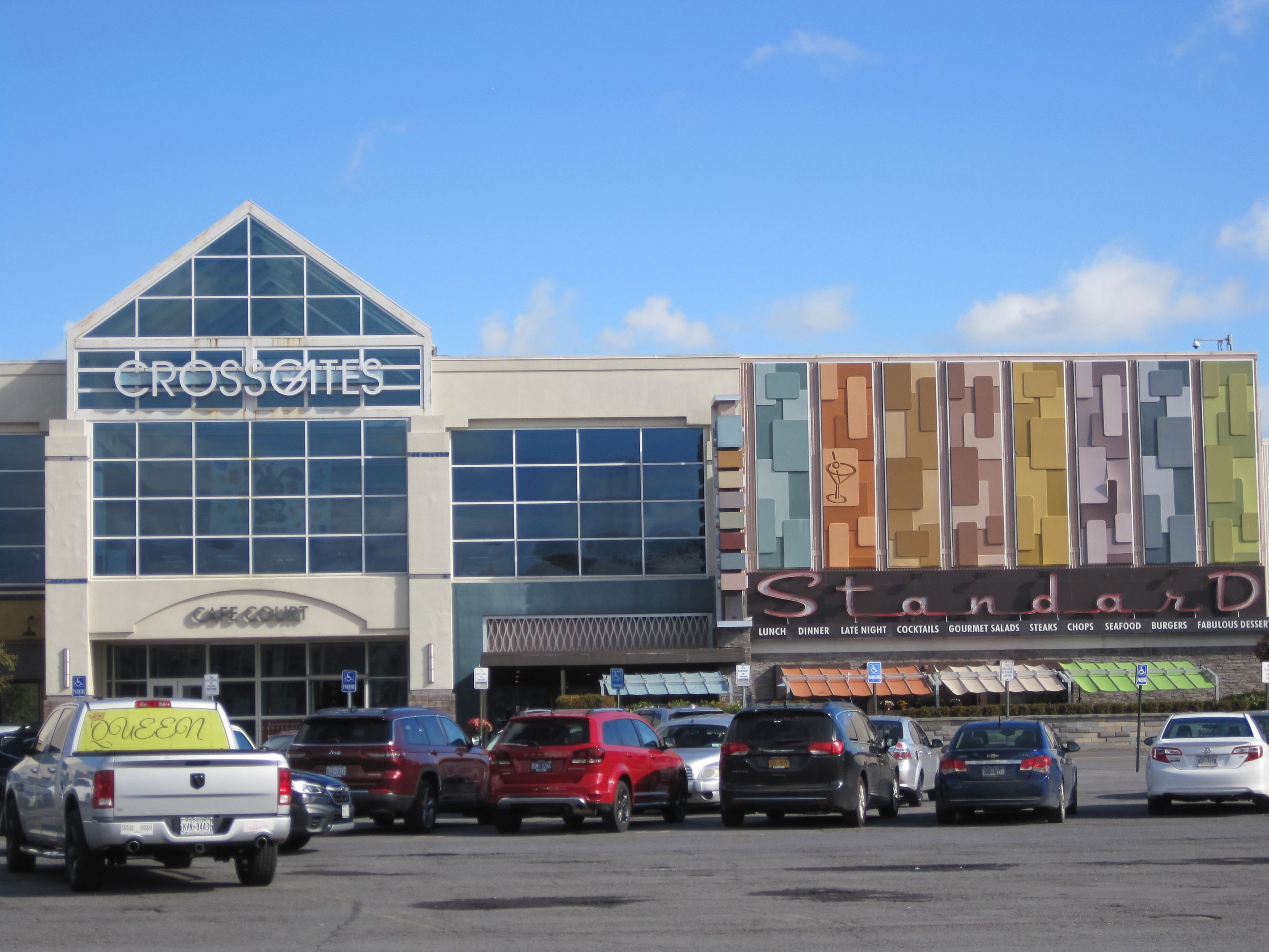 Crossgates and The Standard Blue Skies Background