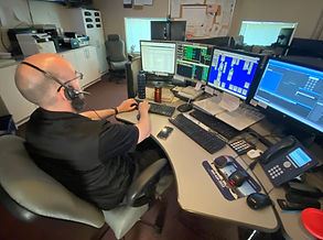 Dispatcher at His Desk